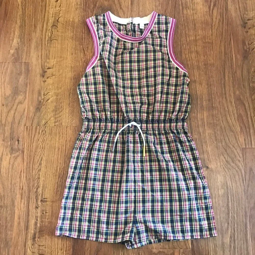 Burberry plaid Romper playsuit 12